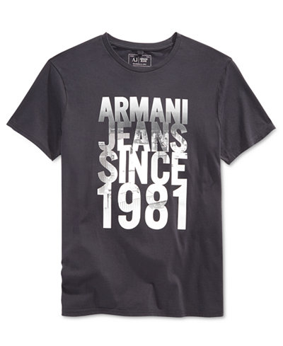 Armani Jeans Men's Graphic-Print T-Shirt
