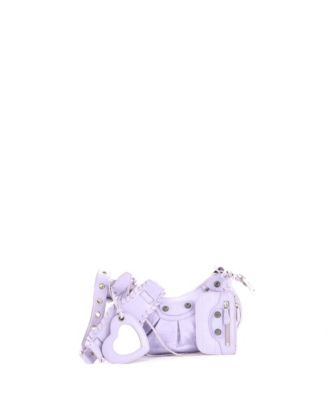 XS Le Cagole Giant Studs Shoulder Bag Embossed Leather