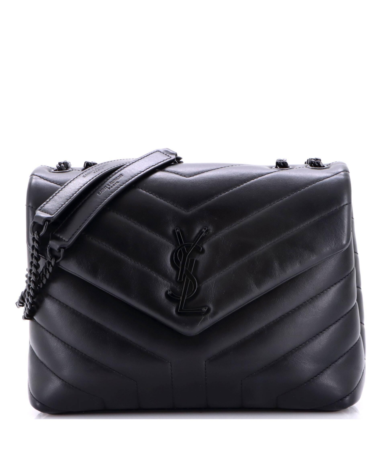 Pre-Owned Saint Laurent Loulou Matelasse Chevron Small Shoulder Bag