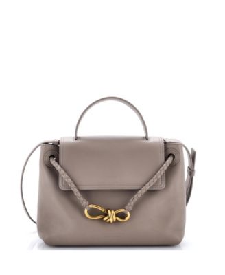 Small Ciao Ciao Top Handle Bag Leather with Intrecciato Detail