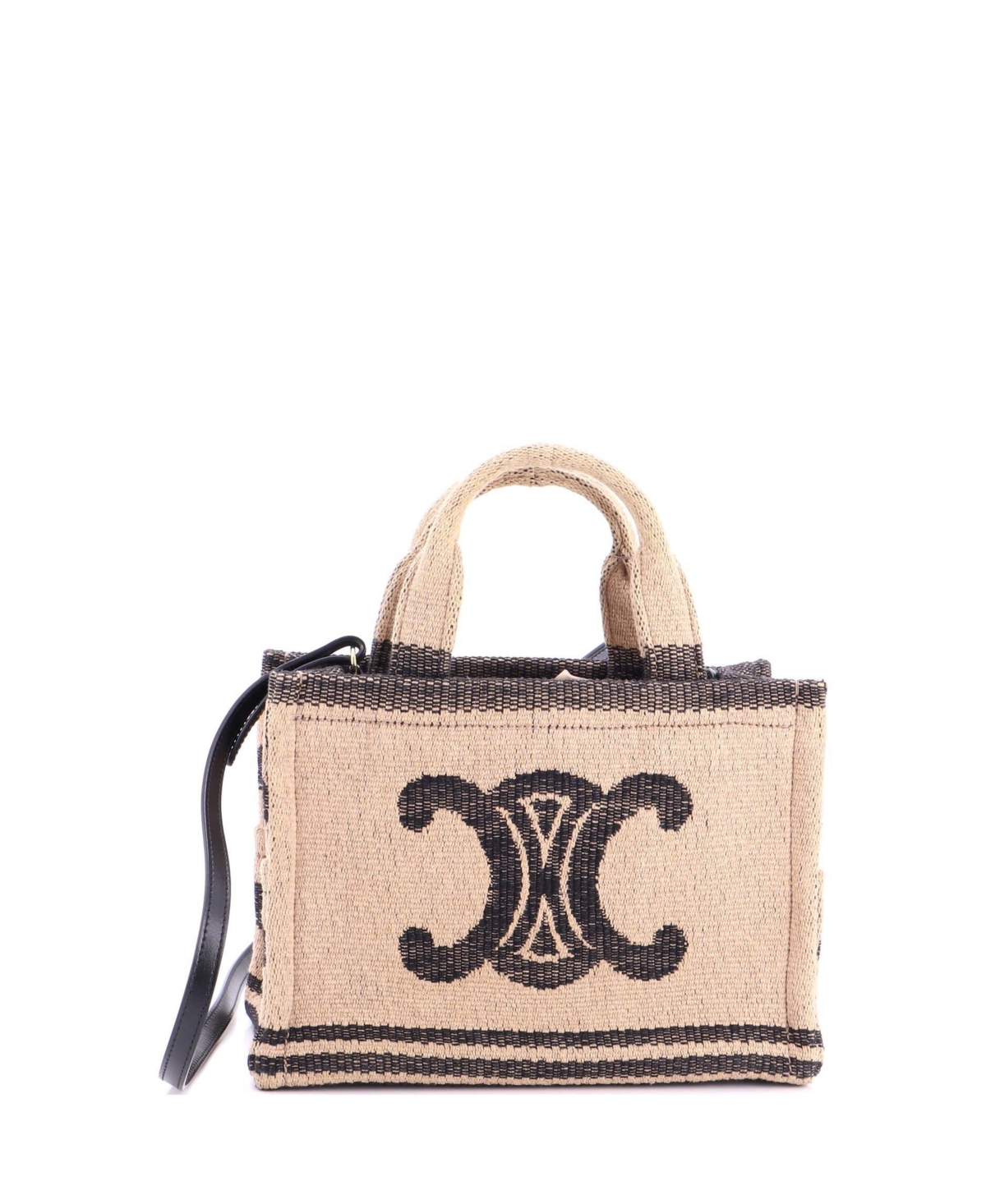 Pre-Owned Celine Small Cabas Thais Tote Triomphe Printed Textile