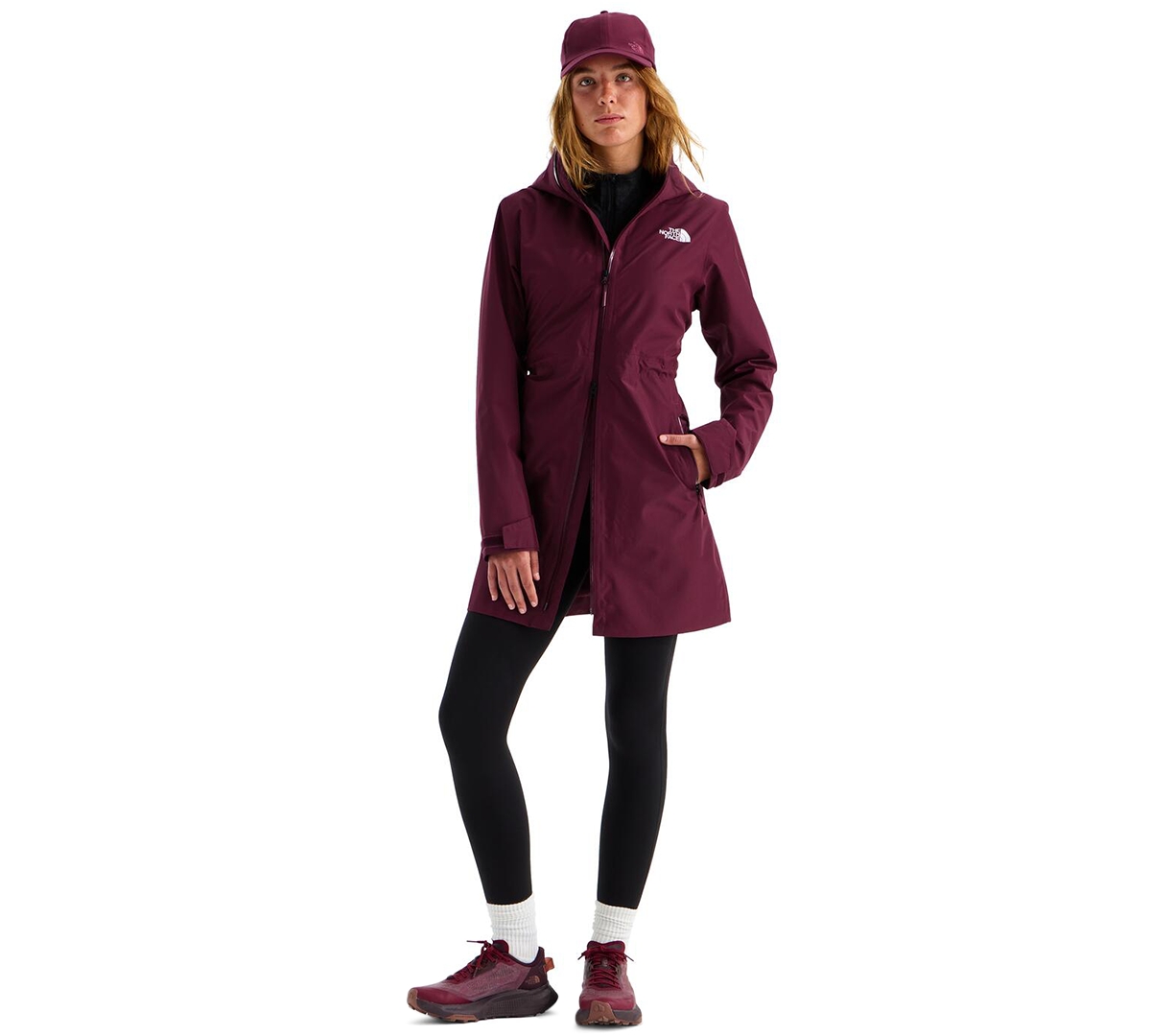 The North Face Women’s Dryvent™ Hikesteller Parka (Size: Small): Burgundy Crush