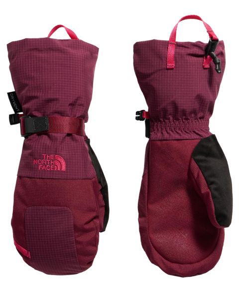 Женские перчатки The North Face Montana Winter Adjustable, цвет: Бордовый