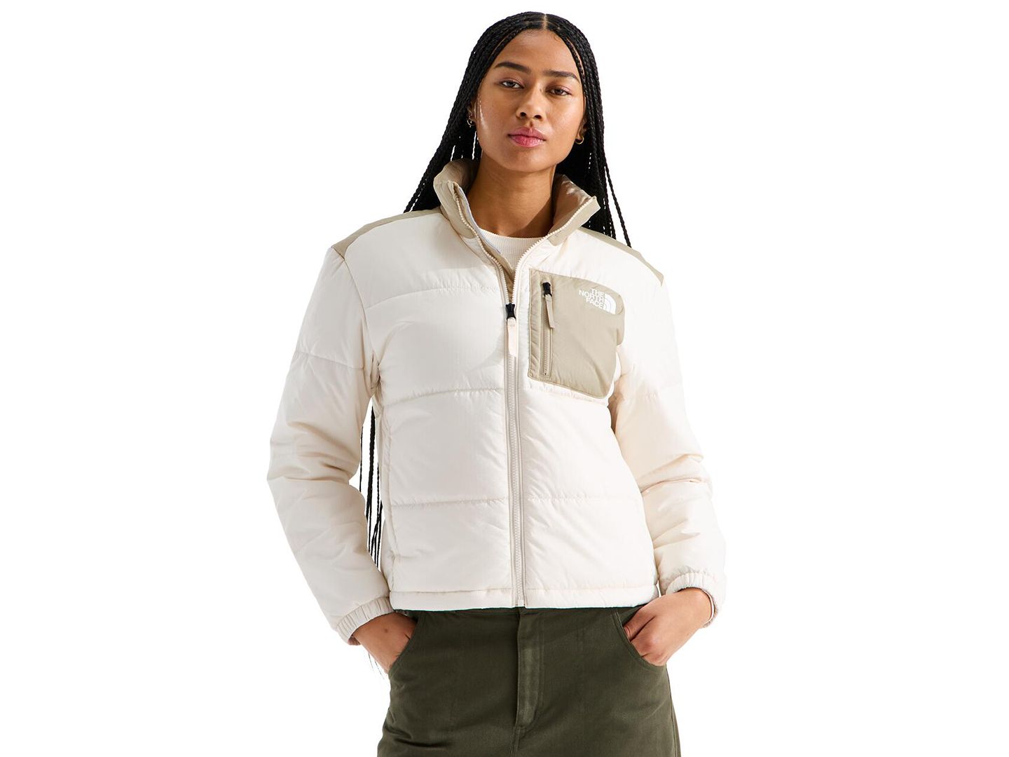 Женская куртка The North Face Nuketo Synth Insulated, цвет: Сумеречный / Чёрный — фото 11