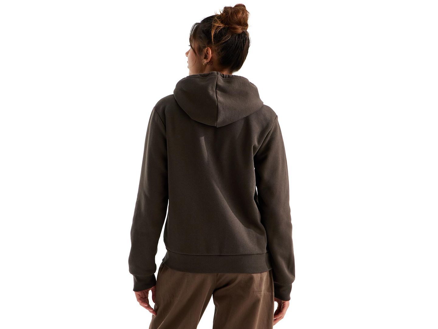 Женское худи The North Face Evolution Simple Dome Full-Zip, цвет: Тёмный каштановый — фото 2