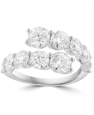 Lab-Grown Diamond Ring (4-1/8 ct. t.w.) in 14k White Gold