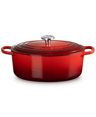 Enameled Cast Iron 6.75-Quart Signature Oval Oven