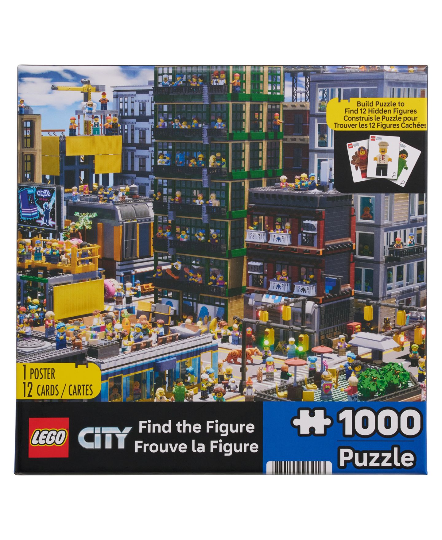 Детский пазл LEGO City Find the Figure 1000-Piece Puzzle, от 8 лет — фото 3