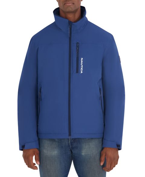 Мужская куртка Nautica Heritage Soft Shell Regular-Fit, цвет: Тёмный джинсовый