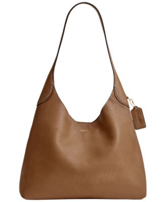 Brooklyn Medium Minimalist Leather Shoulder Handbag 34