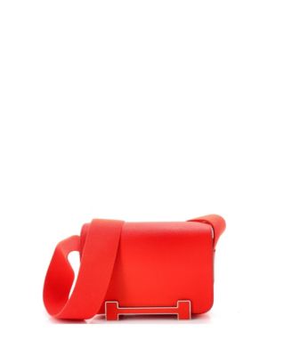 Pre-Owned Hermes Geta Bag Chevre Mysore