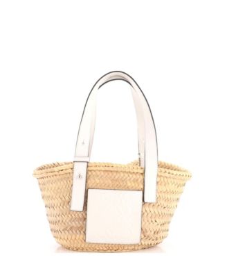 Small Basket Tote Raffia