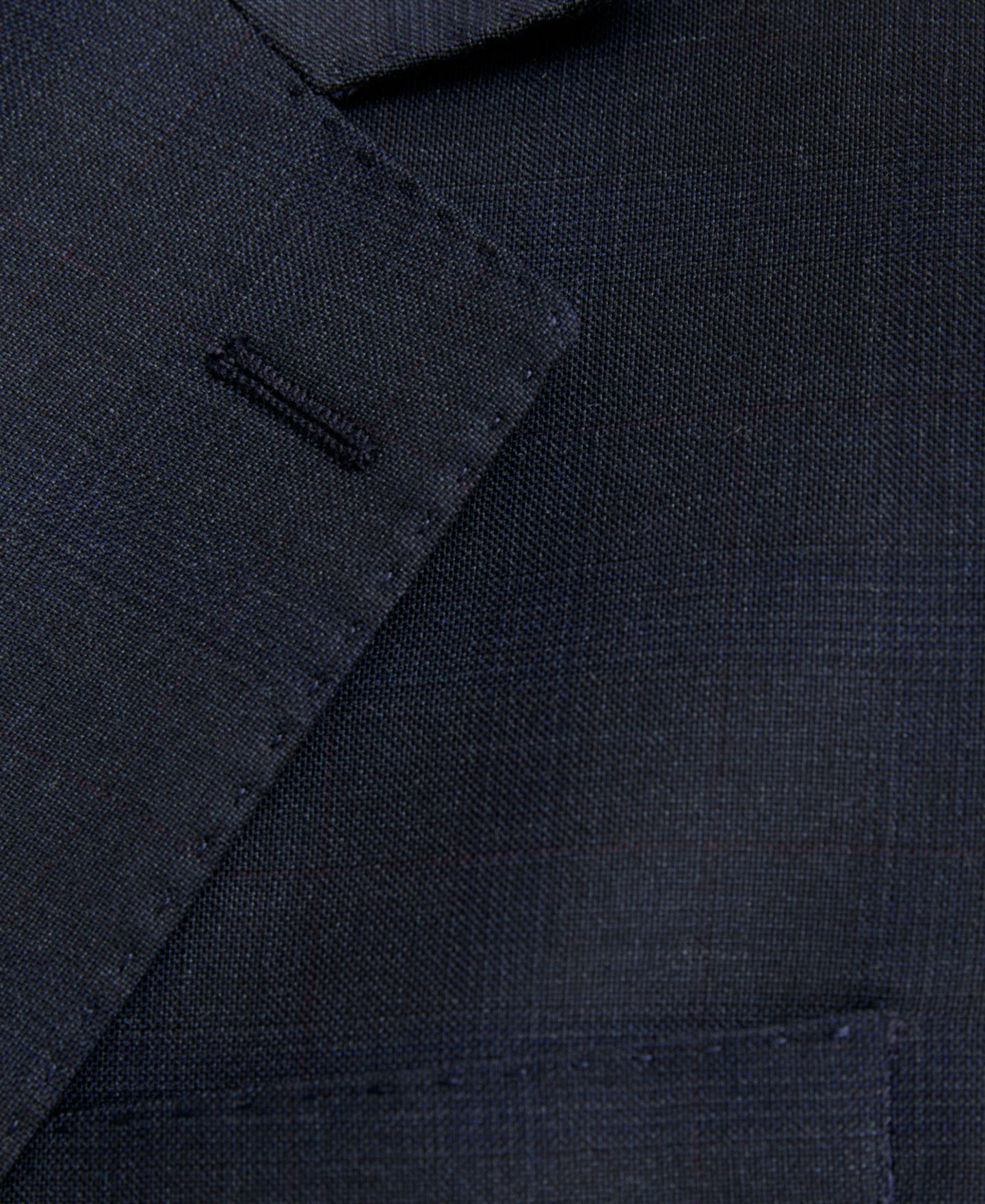 Мужской пиджак REISS Seminar Wool Single-Breasted Tailored-Fit Blazer, цвет: Тёмно-синий — фото 5
