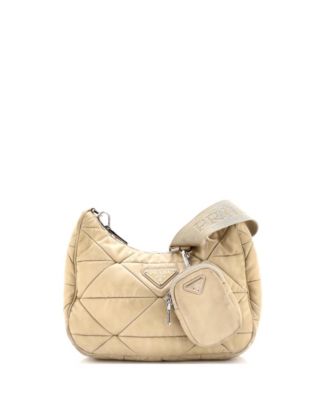 Small Re-Edition Shoulder Bag Quilted Tessuto