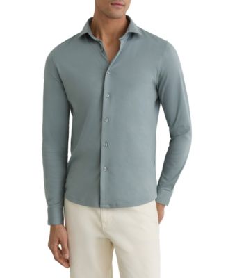 Men's Duke Air-Water Long-Sleeve Slim-Fit Shirt