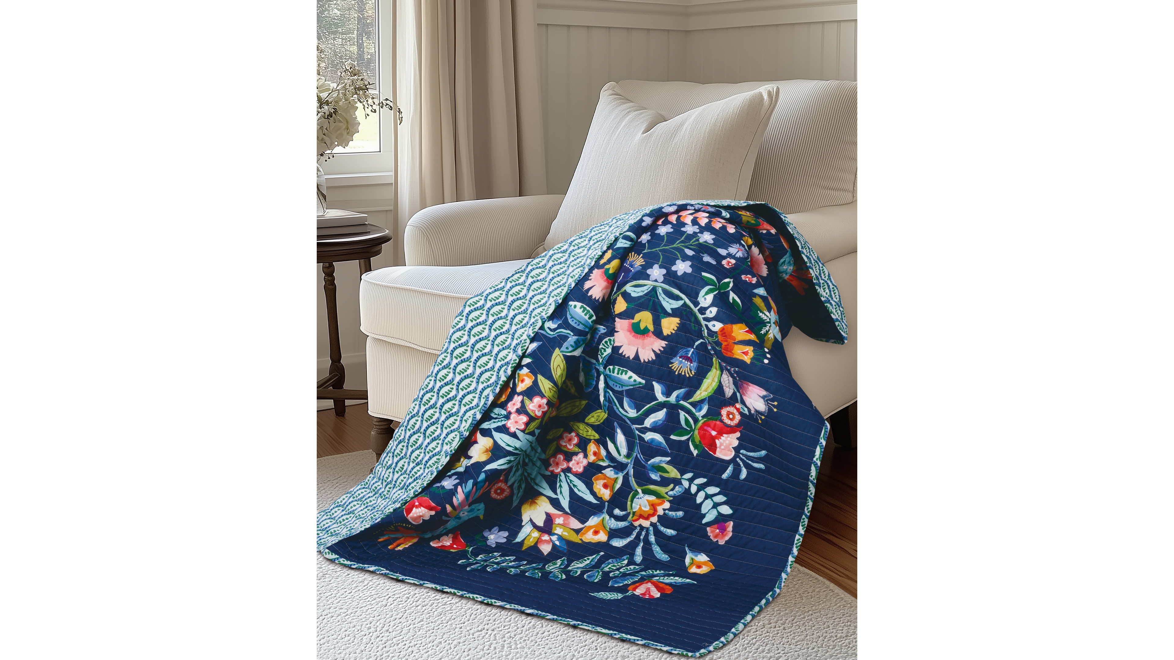 Levtex Danika Reversible Quilted Throw, 50" x 60"