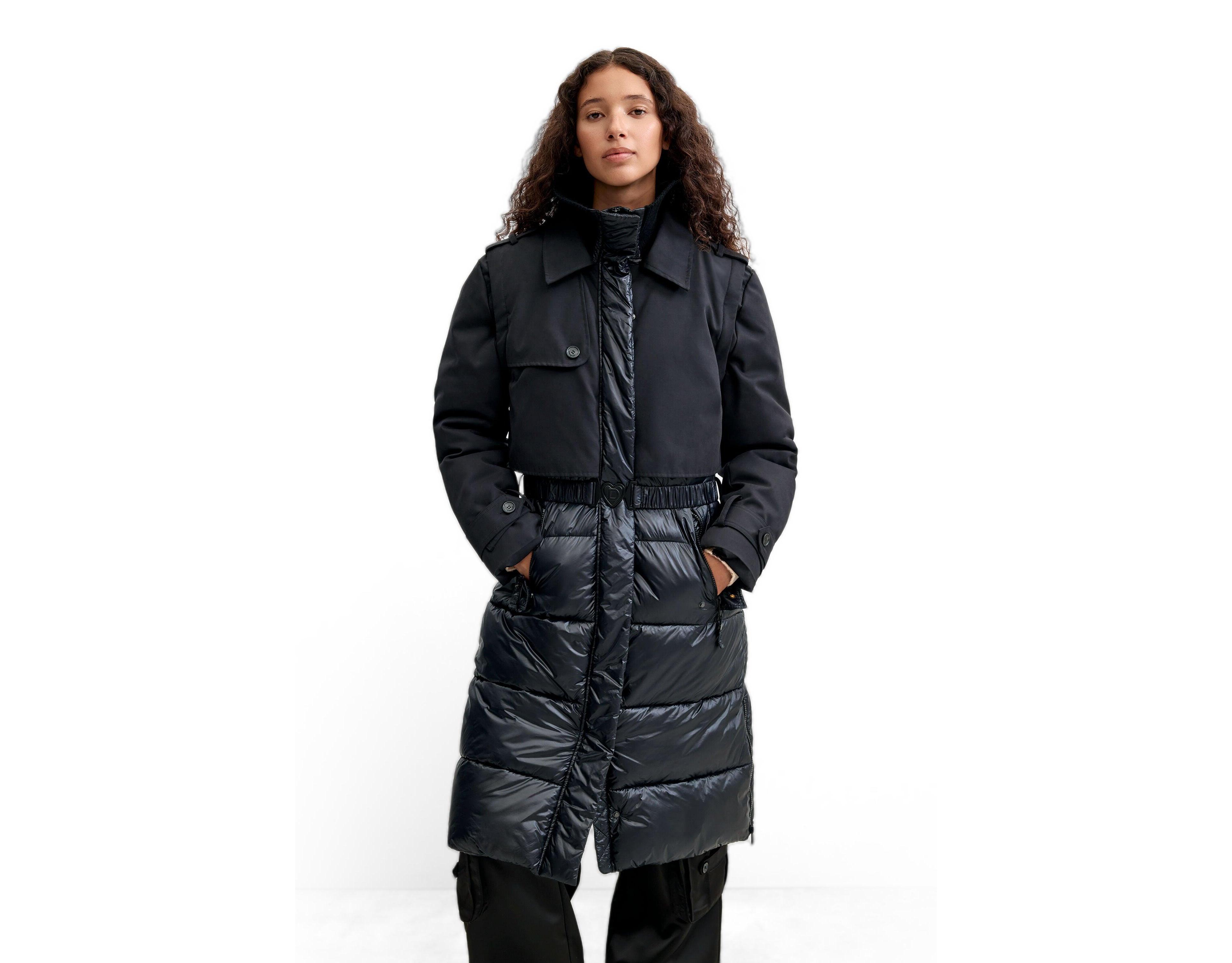 Desigual Women's Long Padded Coat
