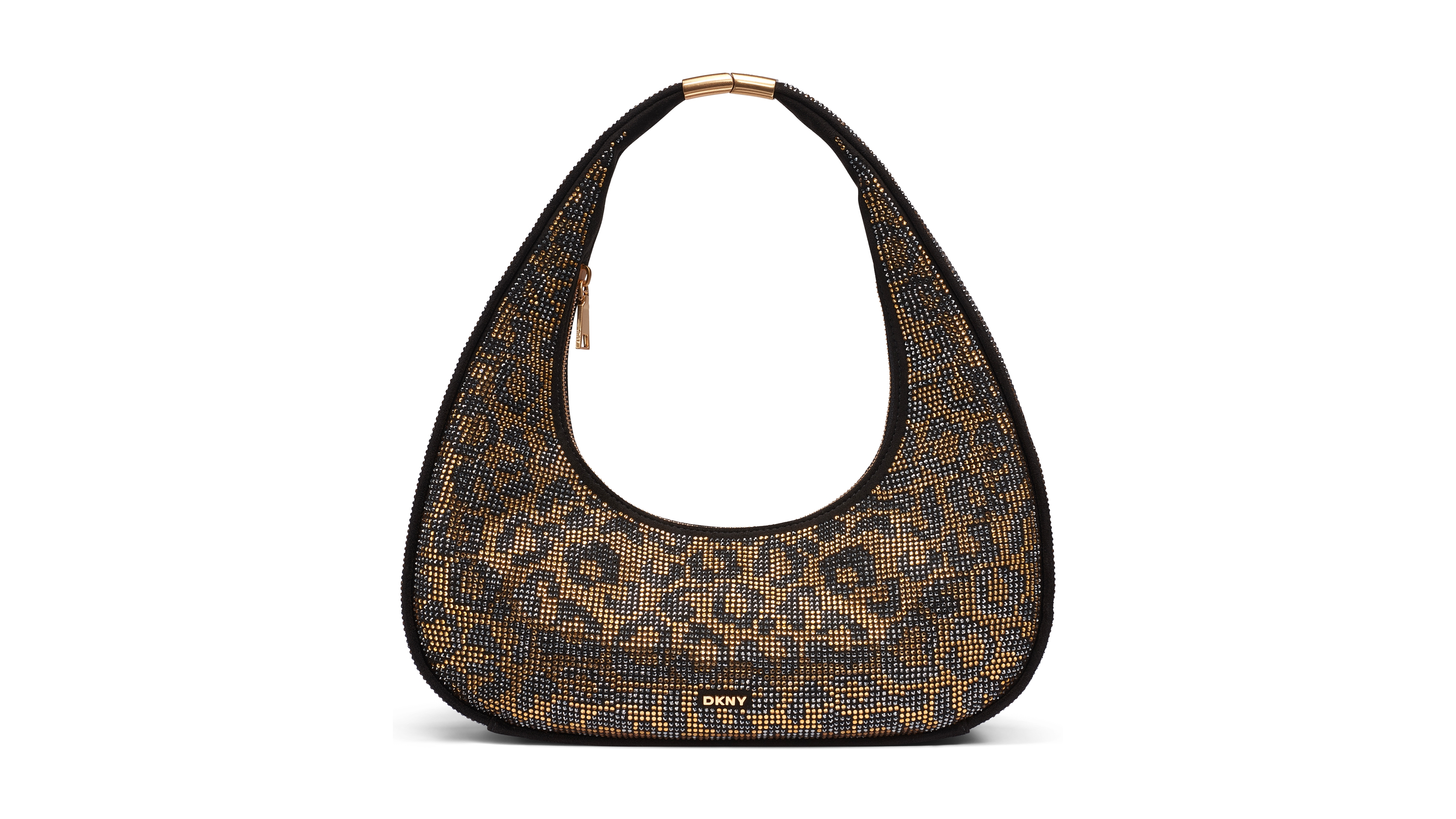Dkny Margot Animal Print Embellished Medium Shoulder Handbag