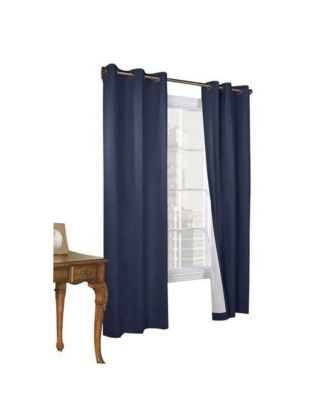 Commonwealth Weather Cotton Fabric Grommet Top Panel Pair