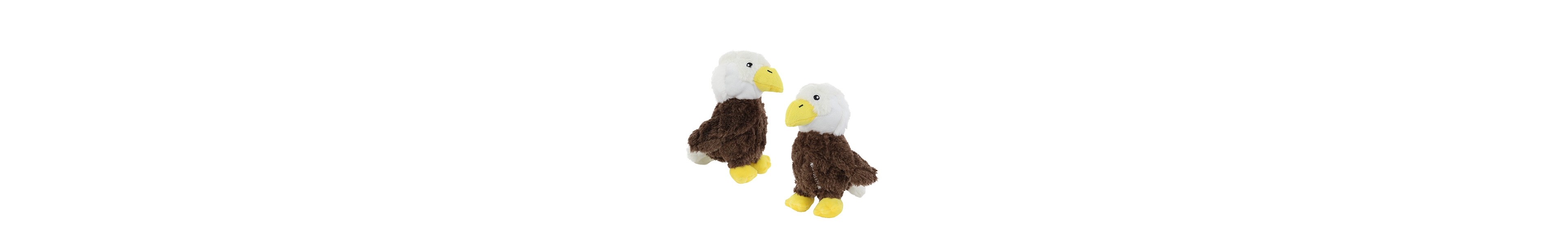 Mighty Jr Nature Eagle, Durable Plush Squeaky Dog Toy