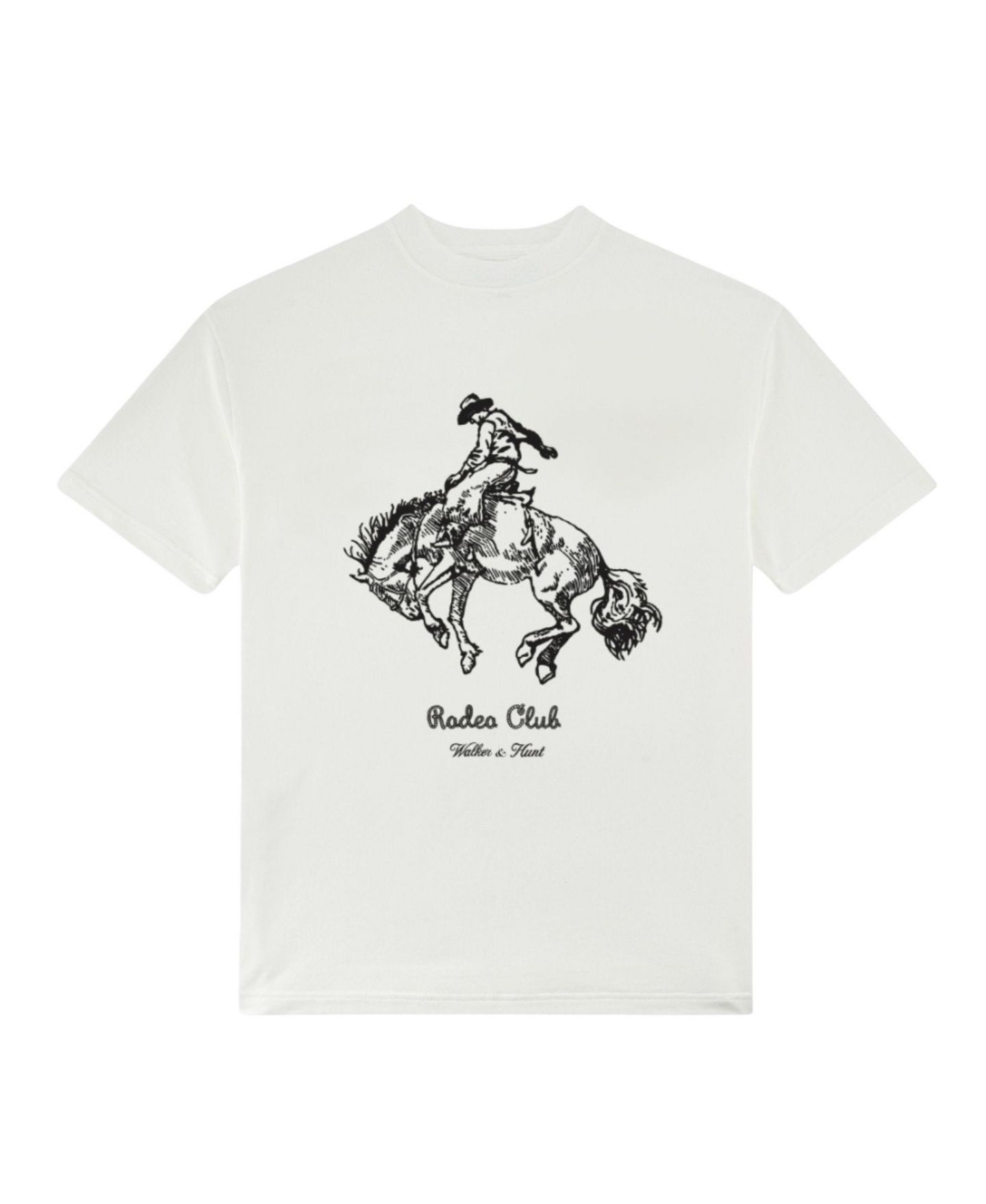 Мужская футболка Walker & Hunt Rodeo Horse Short Sleeve, цвет: Молочно-белый — фото 5