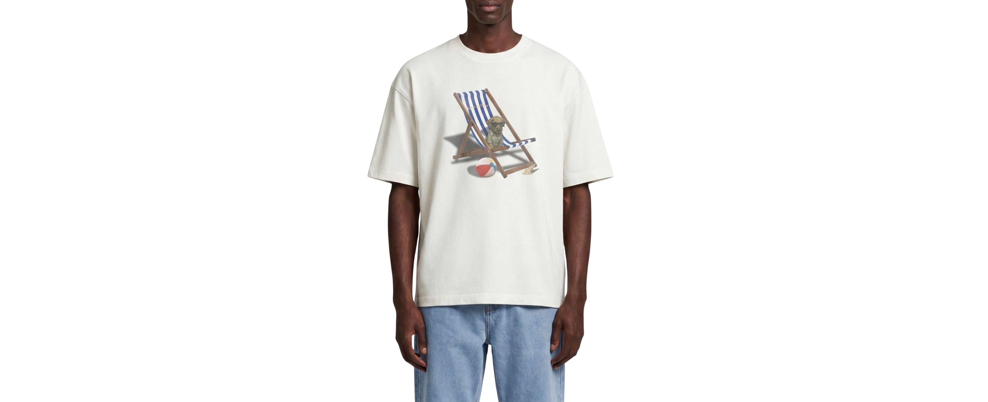 Walker & Hunt Men's Huntley On Vacation Short Sleeve T-Shirt