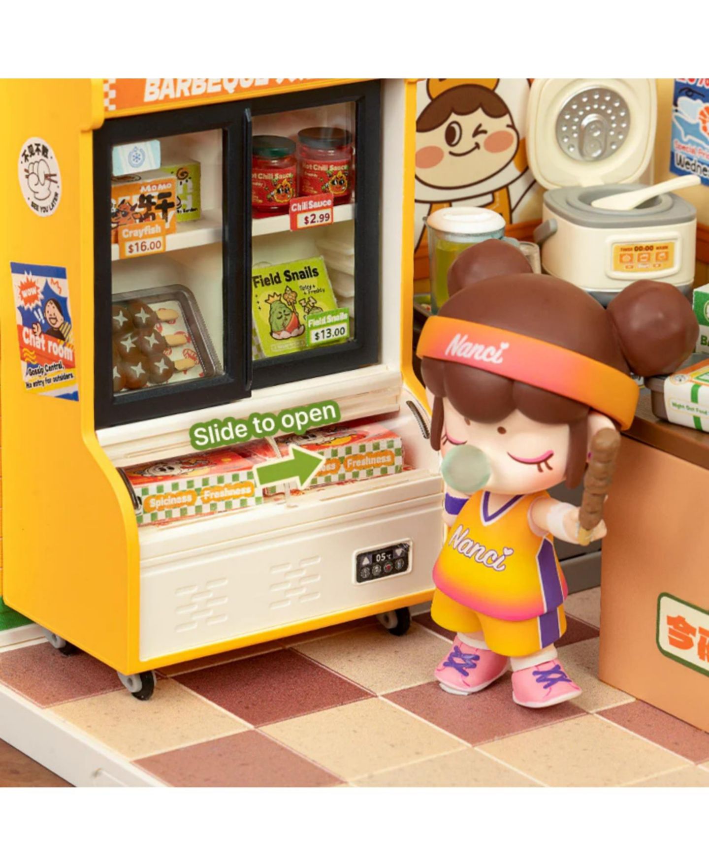 Детский конструктор Robotime Night Out Food Stall 3D 137-Piece Wooden Building Set, Ages 14+ — фото 5