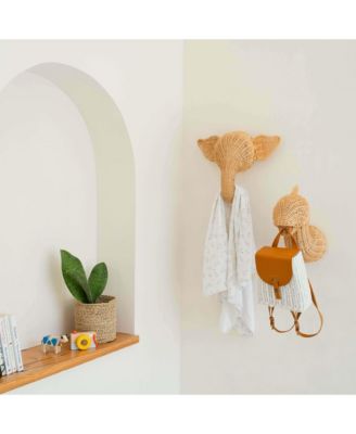 Dinosaur Handcrafted Rattan Wall Decor - Wicker