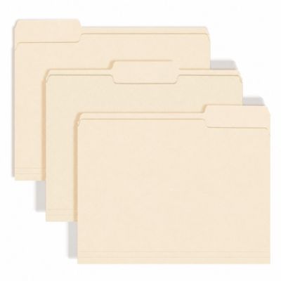 Manilla Folders 13 Cut Tab Durable Standard Paper Home Office School Filing Organization