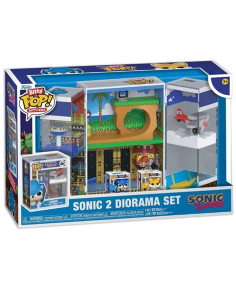 Детские фигурки Funko Pop! Bitty Boxes Sonic the Hedgehog Sonic 2 Diorama, 2-Piece Set, от 3 лет