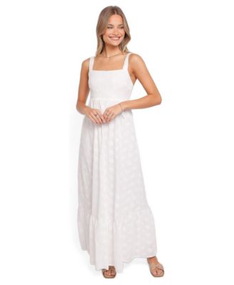 Women's Reid Empire Waist Square Neck Sleeveless Maxi Dress