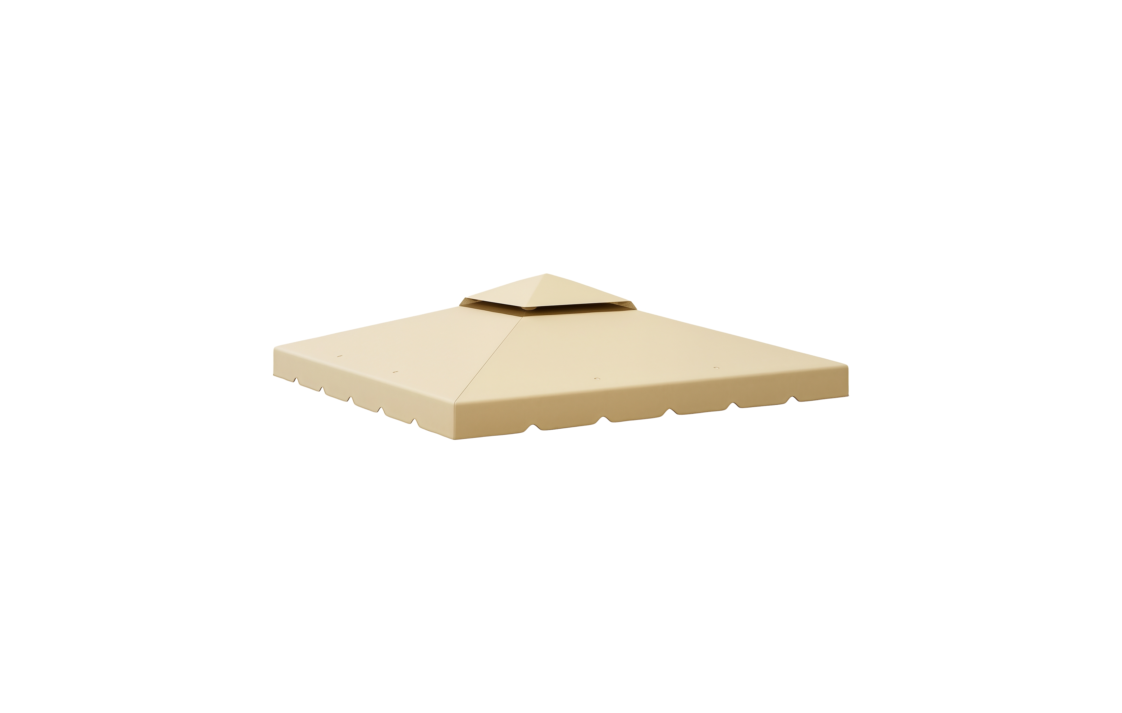 Outsunny 10' x Double Roof Gazebo Replacement Canopy Top Cover,