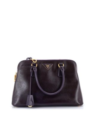 Medium Promenade Bag Vernice Saffiano Leather