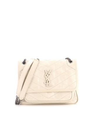 Baby Niki Chain Flap Bag Matelasse Chevron Leather
