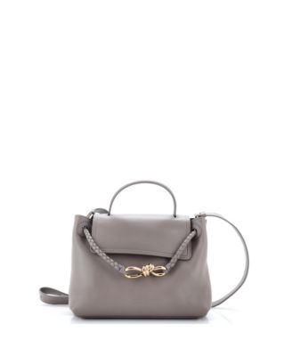 Small Ciao Ciao Top Handle Bag Leather with Intrecciato Detail