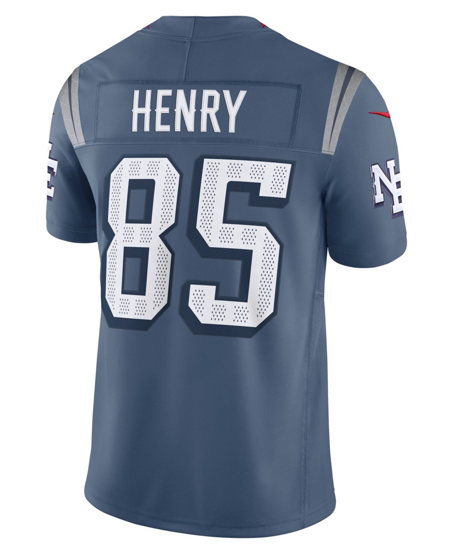 Мужской топ Nike Hunter Henry Blue New England Patriots Rivalries Collection Stitched Limited Jersey — фото 3