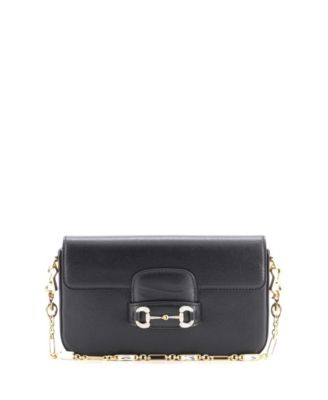 Mini Horsebit 1955 Shoulder Bag Leather with Crystal Detail