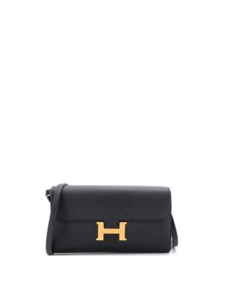 Pre-Owned Hermes Constance To Go Wallet Epsom