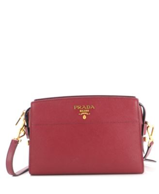 Bibliotheque Crossbody Saffiano Leather