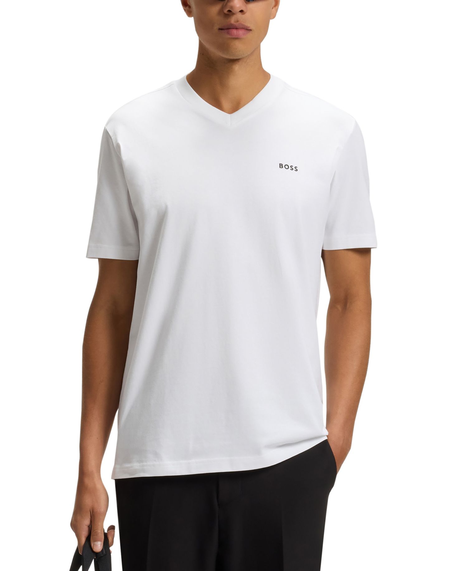 Men's Contrast Logo Regular-Fit T-Shirt