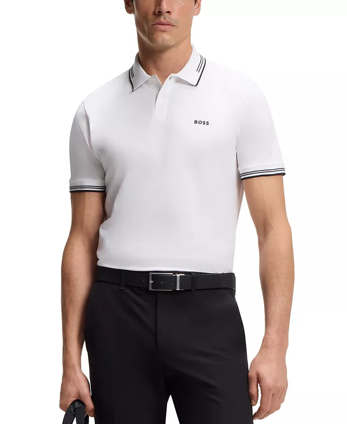 Men's Stretch-Cotton Slim-Fit Paul Polo Shirt - thumbnail 5