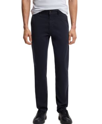 Men's Stretch-Cotton Satin Slim-Fit Chinos