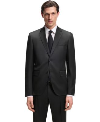 Men's Virgin-Wool Serge Suit Jacket