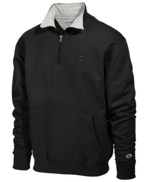 CHAMPION MEN'S POWERBLEND FLEECE QUARTER-ZIP SWEATSHIRT