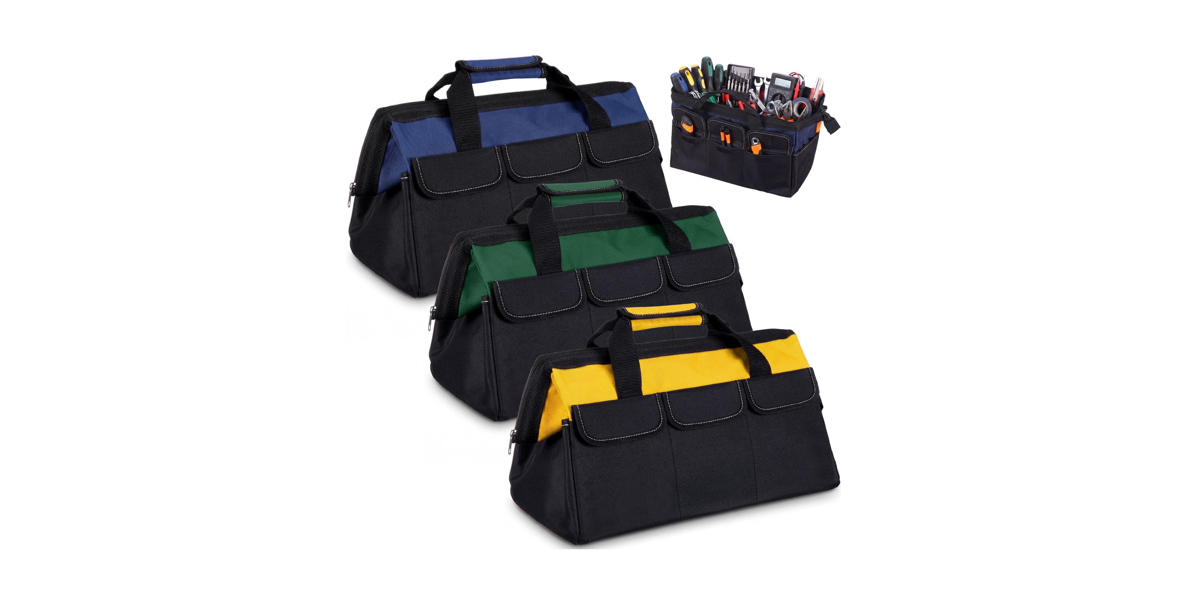 Xdovet 3 Pack 18 Tool Bags with Side Gusset