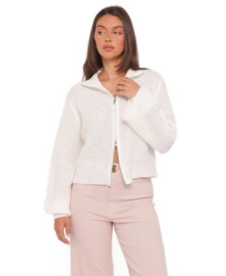 Women's Inara Long-Sleeve Quarter-Zip Cardigan