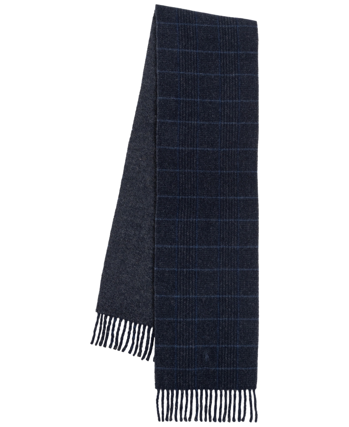 Polo Ralph Lauren Men's Double Face Menswear Scarf - NAVY RUSSEL