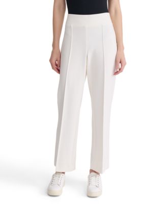 Women's Serenity High-Waisted Pintuck Straight Trousers