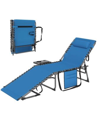 Outdoor Chair, Folding Design, Adjustable Backrest for Camping, Travel and Outdoor Activities