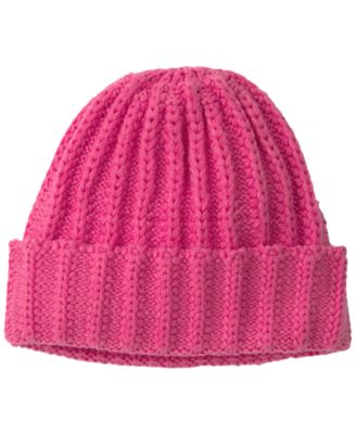 Baby Girls' Ribbed Knit Winter Cotton Beanie